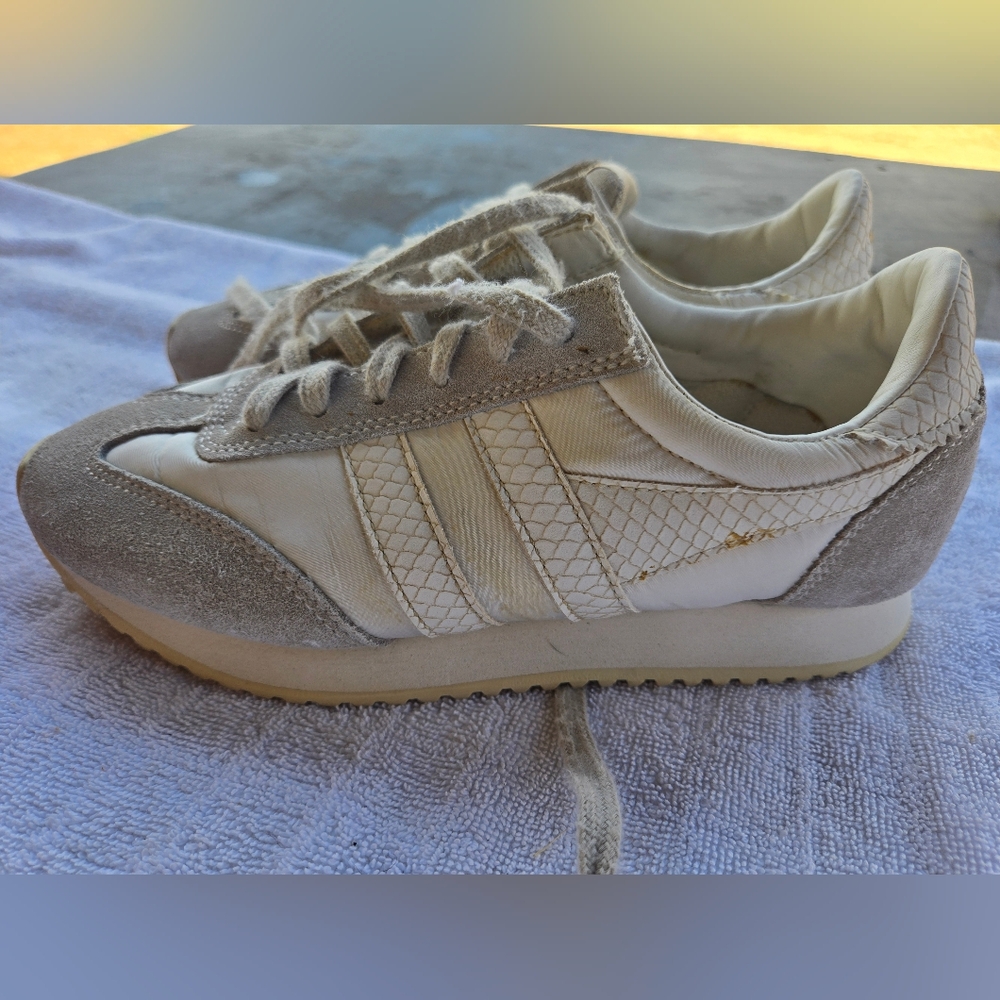 Gola Boston Gray and White Sneakers - Picture 5 of 7